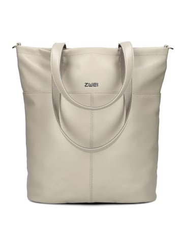 Zwei Mademoiselle.M Shopper Tasche 37 cm in cement