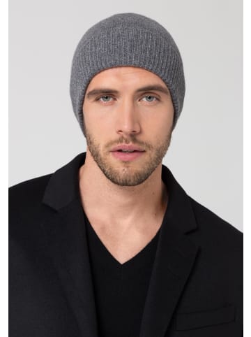 Style Republic Kaschmir-Herren Sports Beanie in grey melange