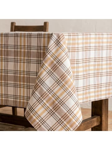 GAMUSI Tischdecke "Lekuadro" in Beige