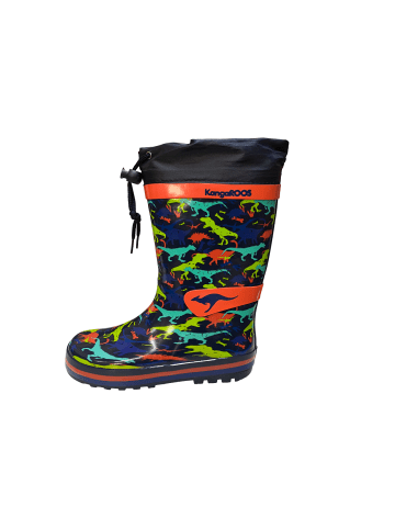 Kangaroos Gummistiefel K-SUMMERRAIN DINO in blau/kombi