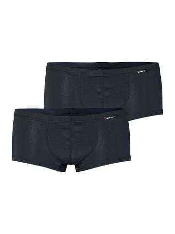 Olaf Benz 2-Pack Retroshorts RED1201 in Schwarz