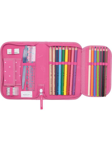 BECKMANN Federmappe mit Inhalt Strawberry in rot