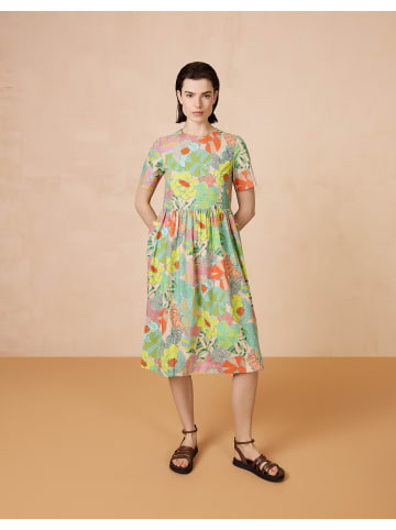 Oilily Narzissenfarbenes Kurzarmkleid in Rosa