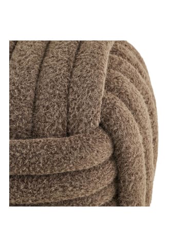ebuy24 Pouf Mette Braun 48 x 48 cm