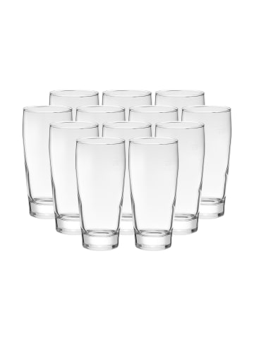 Pasabahce 12er Set Willi Becher geeicht Jubilee 0,2 l in transparent