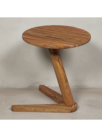 KADIMA DESIGN Beistelltisch BOHA Massivholz Design Wohnzimmer-Tisch 45 x