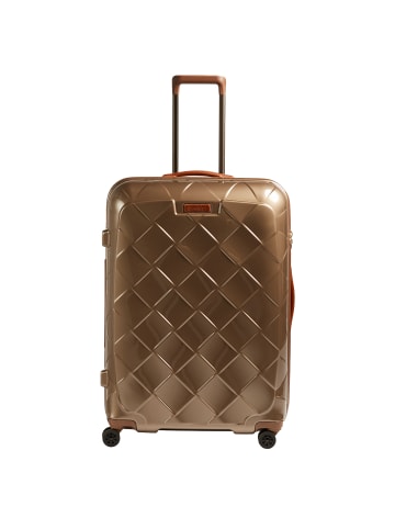 Stratic Leather and More - 4-Rollen-Trolley 76 cm L in champagne