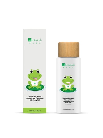 Dr. Botanicals Baby-Körpermilch mit Süßmandelöl & Kamille 200 ml