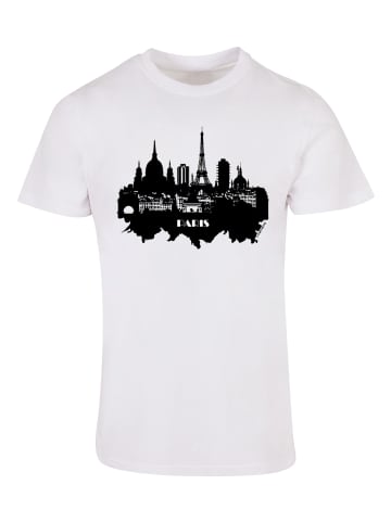 F4NT4STIC T-Shirt PARIS SKYLINE TEE in weiß