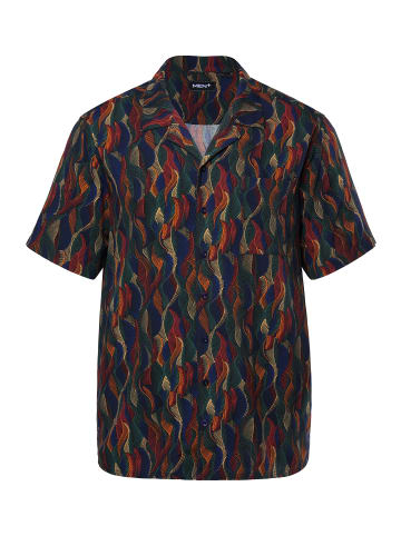 Men Plus Hemd in navy blau