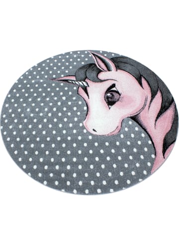 KADIMA DESIGN Teppich Kinder Einhorn Polypropylen saugroboter Kurzflor Kinderzimmer