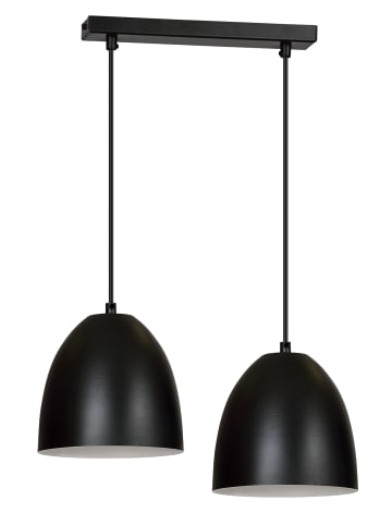 Licht-Erlebnisse Pendelleuchte (B)20 x (L)45 cm in Schwarz Weiß