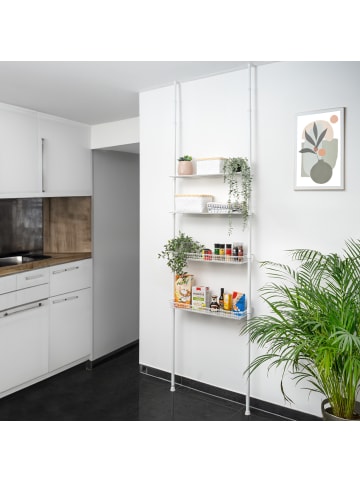 bremermann Teleskop-Regal 2 Körbe max. 290 cm