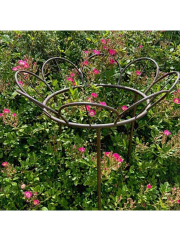 AltoBelli Staudenstütze AMARA Metall Rost Braun Lackiert Rund 102x60 cm