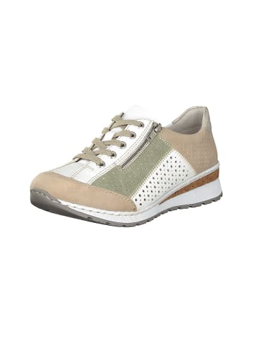 rieker Schnürschuh in beige