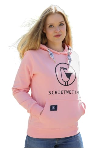 SCHIETWETTER SCHIETWETTER Hoodie Logoprint Gerti in beige/black