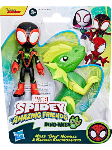 Hasbro Marvel Spidey + Seine Super-Freunde Dino-Webs Miles Electrosaurus Action-Figuren