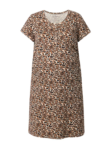 Ulla Popken Jerseykleid in helles apricot