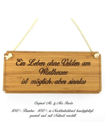 Mr. & Mrs. Panda Infotafel Velden am Wörthersee mit Spruch in Keine Angabe