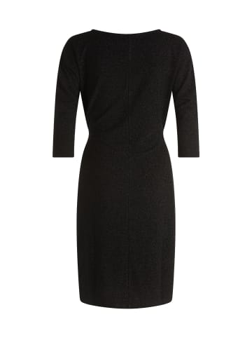 Jerseykleid mit Schleifenknoten in Black Beauty