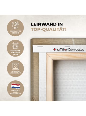 MuchoWow Leinwand Bilder Elegante Blumen