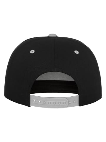  Flexfit 5-Panel in blk/silver