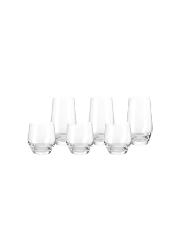 LEONARDO 6er Set Trinkgläser Puccini transparent in transparent