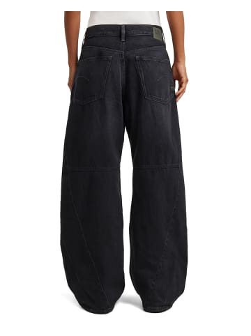 G-Star Raw Contor Barrel Wide Pleat Jeans worn in dark ocean