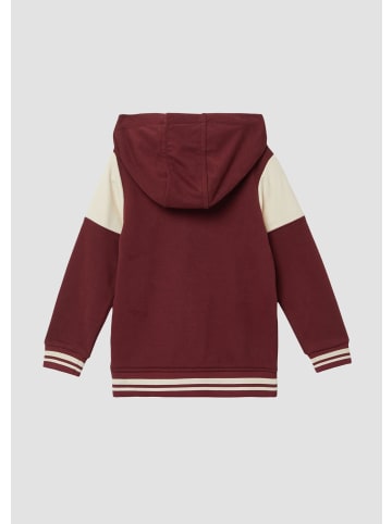s.Oliver Sweatshirt Jacke in 3900_bordeaux