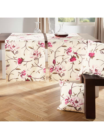 Erwin Müller Baumwolle Tischläufer Magnolie in Magnolie