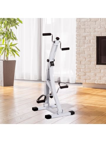 HOMCOM Fitnessbike,L40 x B42,5 x H100cm,Weiß
