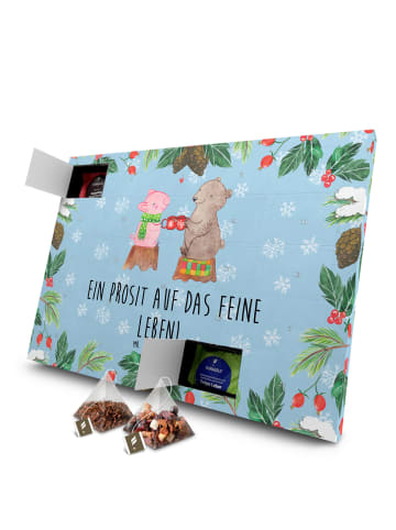 Mr. & Mrs. Panda Adventskalender Glühschwein Sause mit Spruch in Eisblau