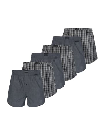 Schiesser Boxershorts Web in Schwarz