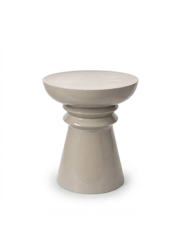 relaxdays Beistelltisch in Beige - (H)45 x (Ø)38 cm