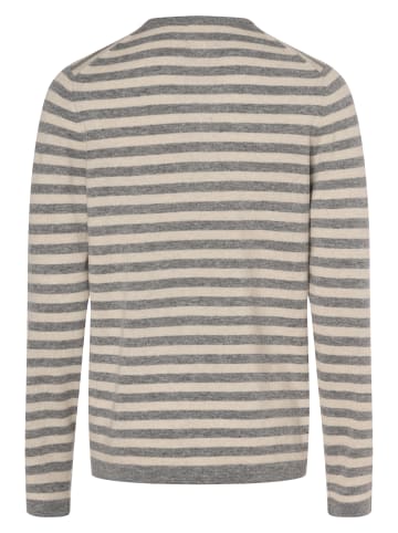 FYNCH-HATTON Pullover in hellgrau beige