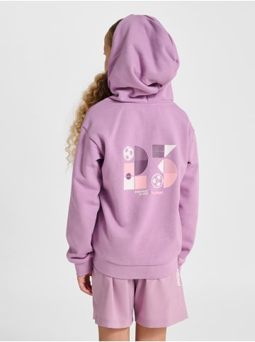 Hummel Kapuzenpullover Hmljr Graphic Kinder in Lila