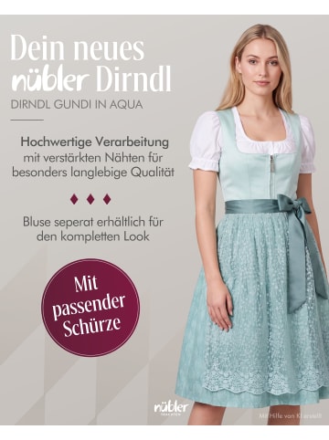 MarJo Midi Dirndl Gundi in Aqua