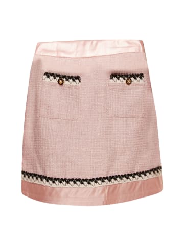 TOOCHE Rock "Tweed Two Piece Jupe" in Rosa