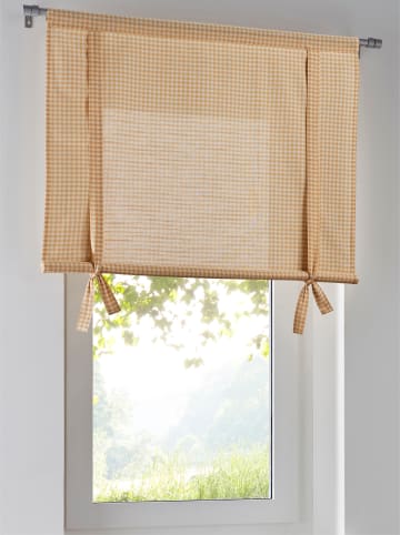 Heine Bändchenrollo in beige-offwhite