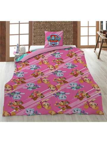 Paw Patrol Paw Patrol Bettwäsche 140x200 cm + Kissenbezug 65x65 cm Baumwolle in Rosa