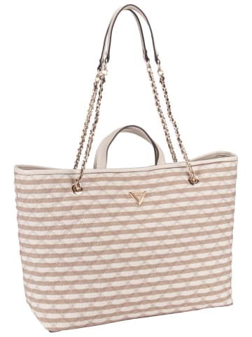 Guess Shopper Giully II Large 2 In 1 Tote in Taupe Multi