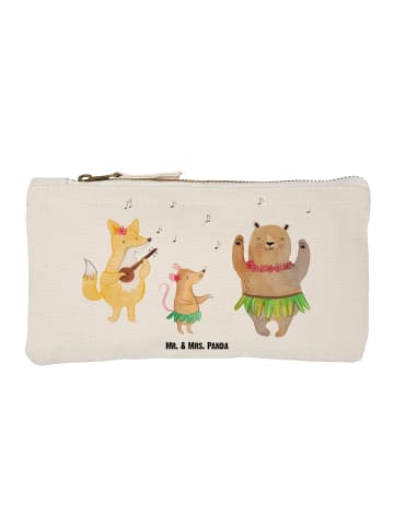 Mr. & Mrs. Panda Schminktasche Waldtiere Aloha ohne Spruch in Weiß