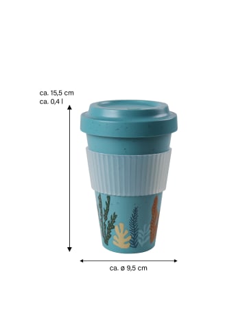 Stoneline Kaffeebecher To Go 400 ml rPET in Blau