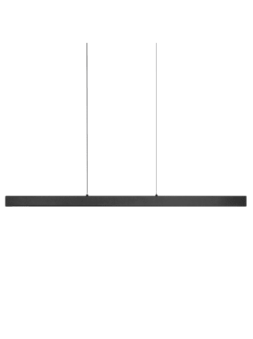 Beliani Pendelleuchten ARENAS in Schwarz/Braun - (W) 100 x (H) 118 x (L) 6 cm
