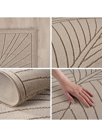 Teppich Boss In- & Outdoor Teppich Nova 1203, rund - Beige