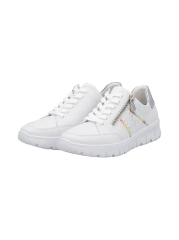 rieker Leder-Sneaker Weiß