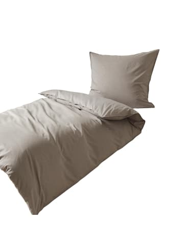 Traumschlaf Bettwäsche Basic Chambray in grau