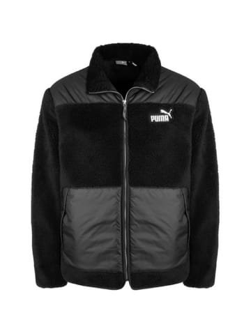 Puma Funktions-fleecejacke Sherpa Hybrid J men in Schwarz