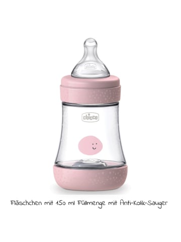 Chicco 3-tlg. Geschenkset PP-Flasche Perfect5 in rosa