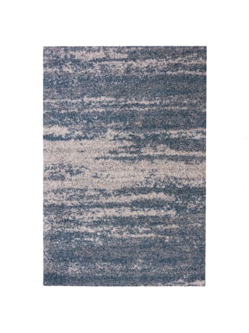 KADIMA DESIGN Hochflor Teppich Ombre Muster, Abstrakt, Schlafzimmer in Blau
